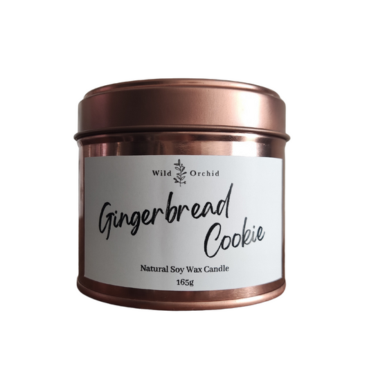 Gingerbread Cookie Tin Candle
